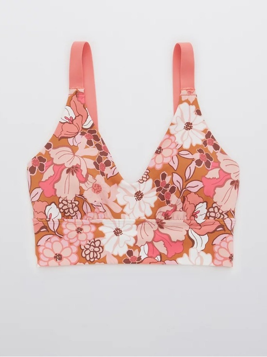 aerie Tops - Aerie Offline Real Me Floral Print Bra Size Small